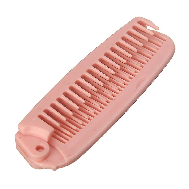 Compact, dual-use comb for hair and beard maintenance; folds for easy travel and gentle styling.