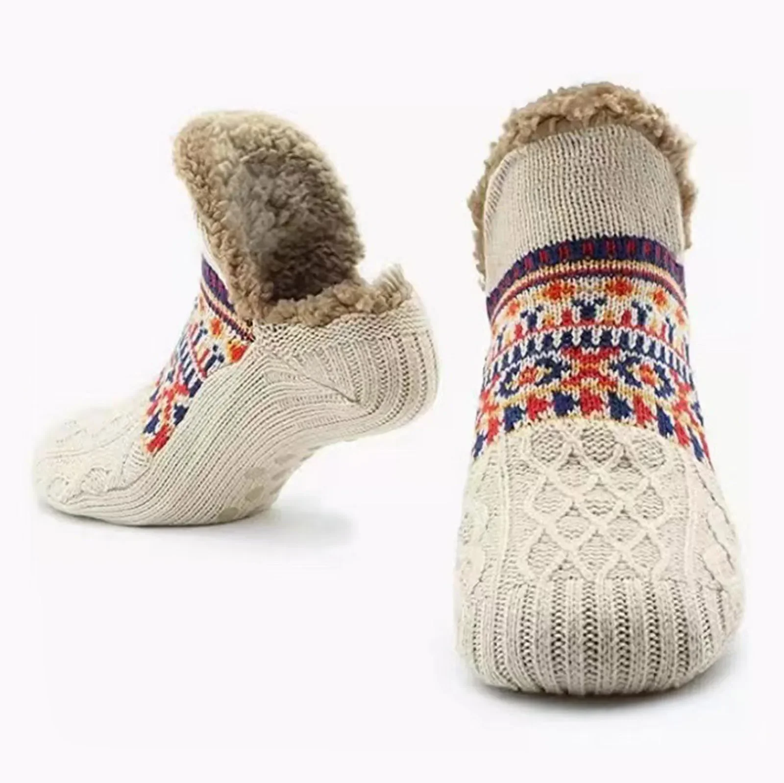 Cozy, non-slip floor socks for warmth and comfort at home; perfect for lounging, yoga, and relaxation.